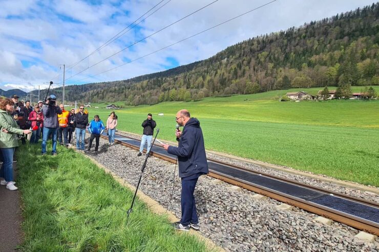 Image for Solar project reimagines railway network as clean energy lifelines 