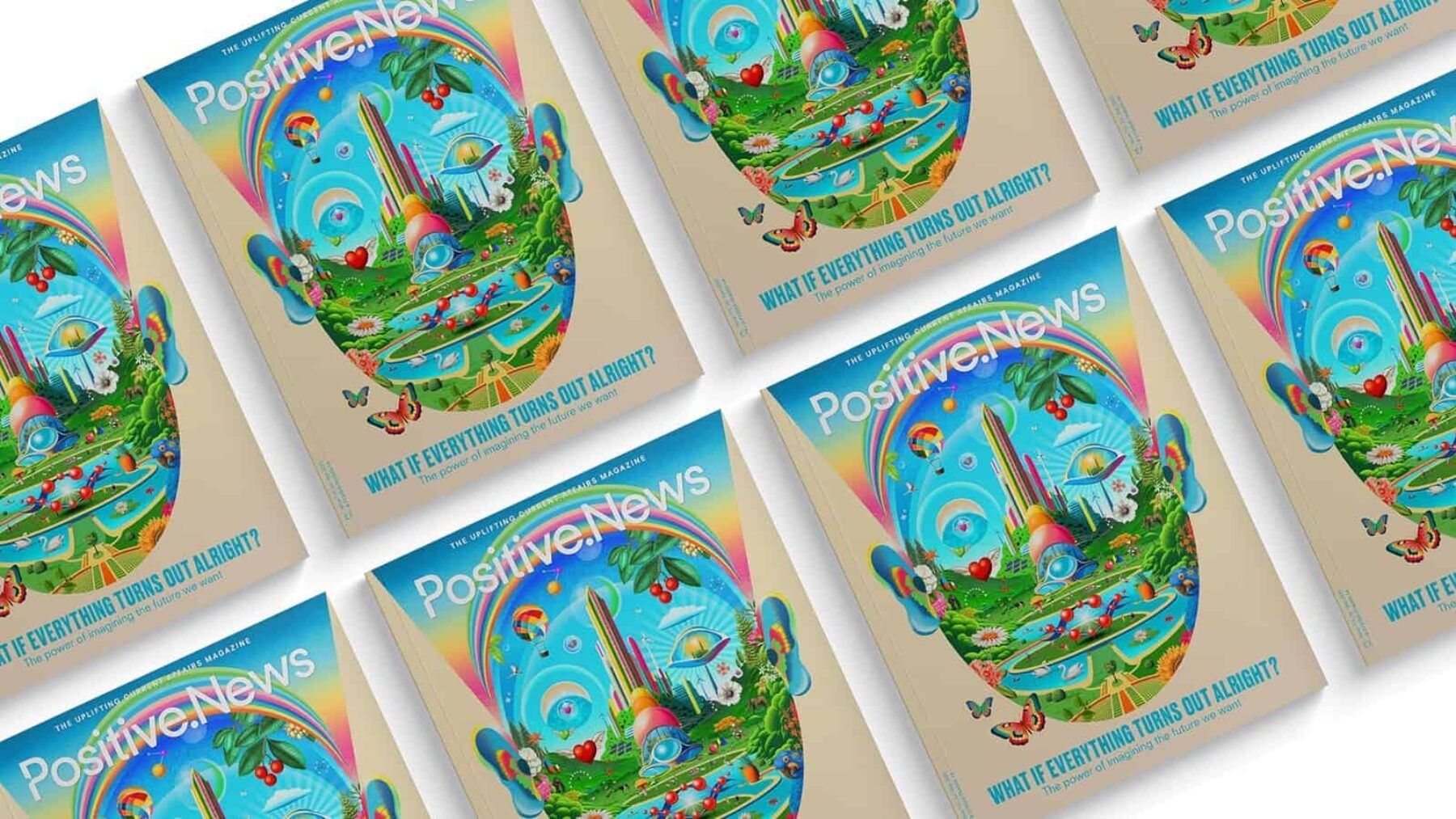 Image for Why we should imagine a better future. Plus, what else to expect in the new issue of Positive News